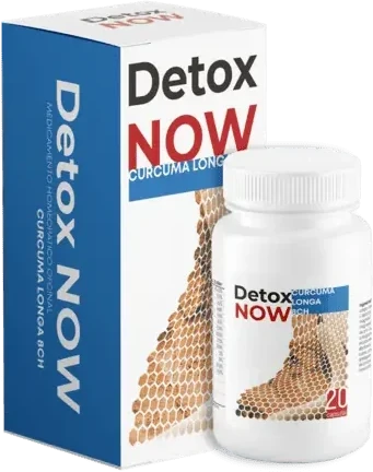 Detox Now — empaque, 20 cápsulas