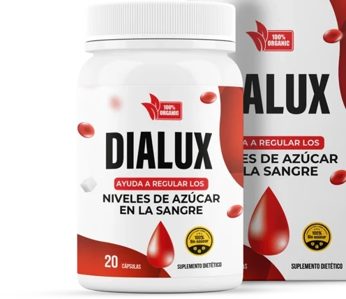 Dialux — empaque, 20 cápsulas