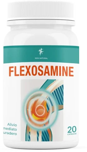 Flexosamine — empaque original, 20 cápsulas