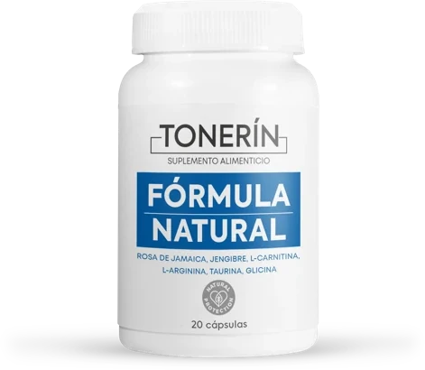 Tonerín — empaque, 20 cápsulas