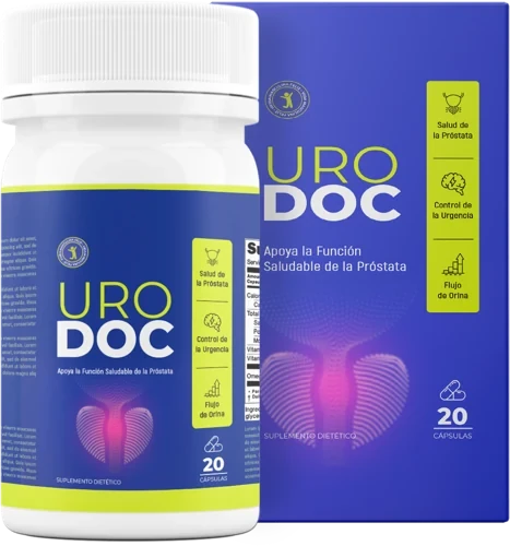 Urodoc — empaque original, 20 cápsulas