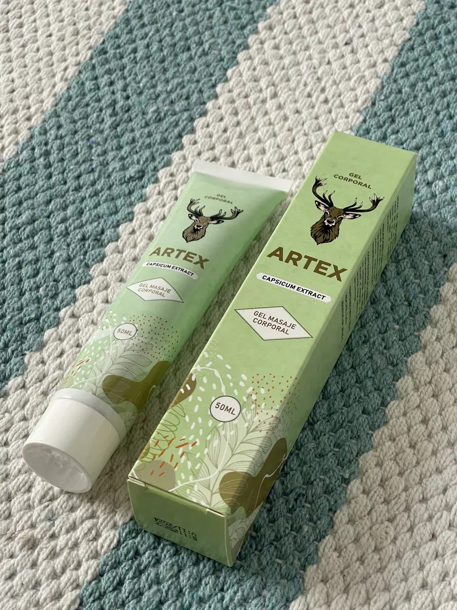 Artex — foto de un cliente en Guatemala: el envase tal como llega el pedido