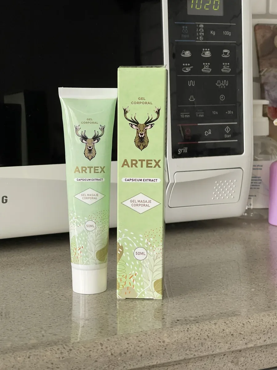 Artex — foto real del producto recibido, no una imagen de estudio